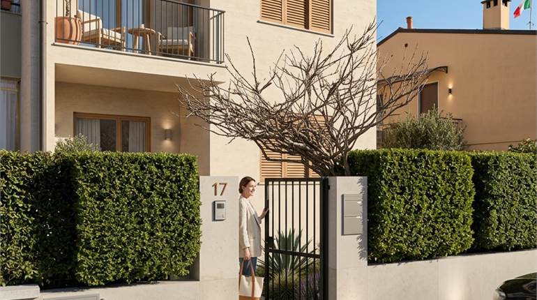 Villa di testa con giardino privato di 200 mq e impianto fotovoltaico